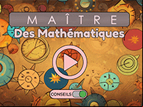 Maître des mathématiques, additions, soustractions, jeu en ligne