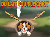 Du lait pour le chiot, jeu d'observation et de stratégie en ligne