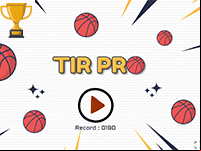 Tir pro, jeu de basket en ligne