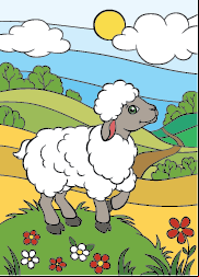 Un mouton, coloriage à imprimer