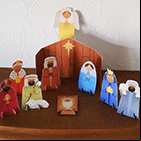 Crèche de Noël à imprimer et à découper