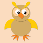 Hibou à imprimer, à découper et à coller