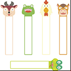 Marque-pages à imprimer, pour enfants
