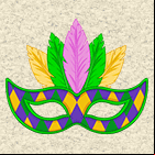 Masque de carnaval à découper