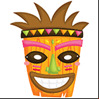 Masque rigolo à imprimer et à découper
