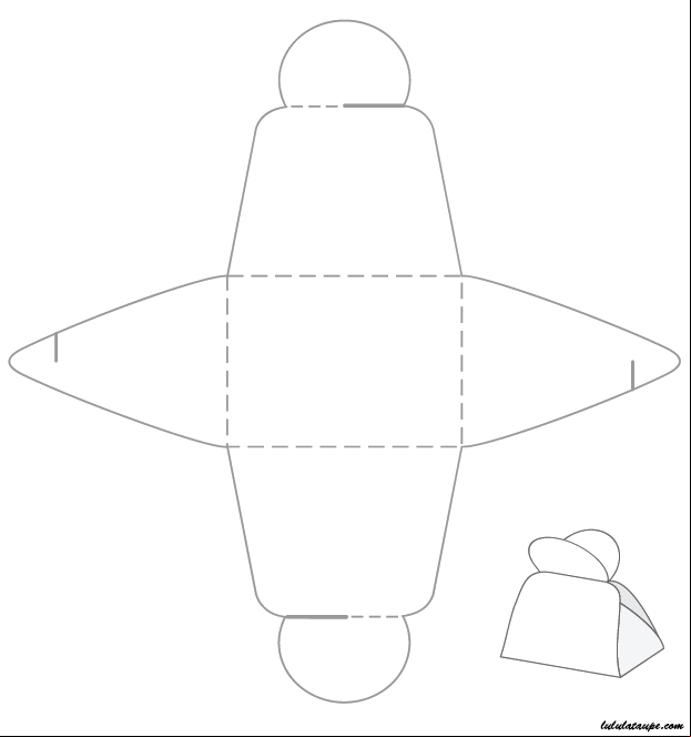 Boîte en papier à personnaliser