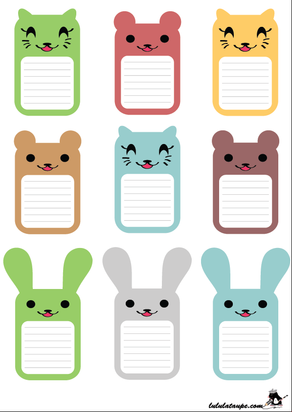 Découpage facile, des animaux