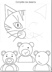 Compléter les dessins
