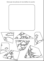 Jeu à imprimer, puzzle à imprimer