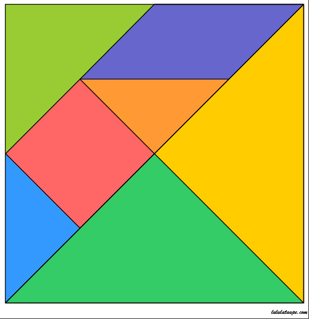 Tangram à imprimer et découper