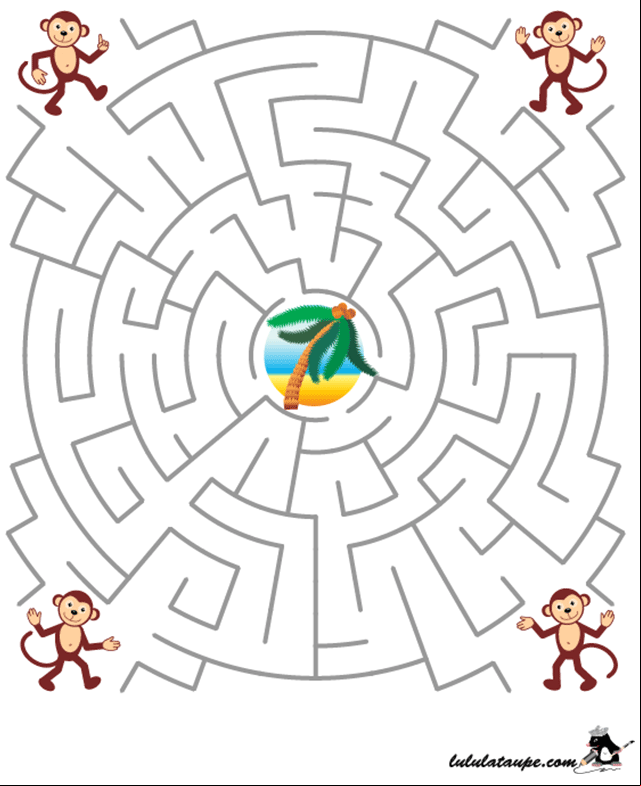 Labyrinthe gratuit à imprimer