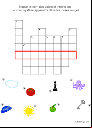 Jeu de lettres ; le mot mystère ; les couleurs