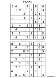 Jeu de sudoku à imprimer avec solution
