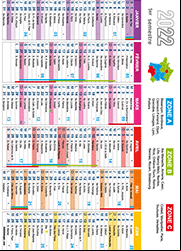 Calendrier 2022, 1er trimestre, avec saints